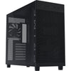 Asus prime ap303 - tempered glass panel midi tower behuizing (zwart | 2x usb-a | 1x usb-c | tempered glass)