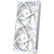 Nzxt performance fan f280x rgb case fans (wit, 2 stuks, 280 x 140 x 30 mm, pwm) - afbeelding 6