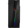 Aerocool bolt midi tower behuizing (zwart | 3x usb-a | rgb | window)