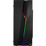 Aerocool bolt midi tower behuizing (zwart | 3x usb-a | rgb | window) - afbeelding 3