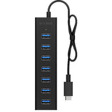 Icy box ib-hub1700-c3 usb-hub (zwart) - afbeelding 4