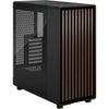 Fractal design north midi tower behuizing (zwart houtkleur | 2x usb-a | 1x usb-c | tempered glass)