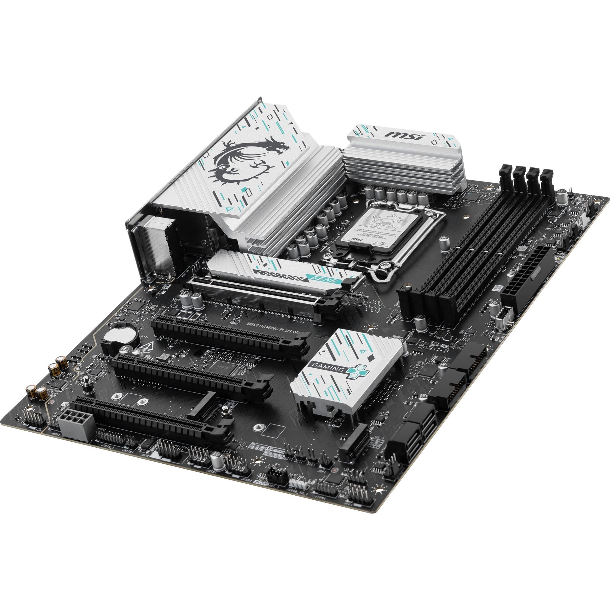 Msi b860 gaming plus wifi socket 1851 moederbord (raid, 5gb-lan, wi-fi 7, bt, sound, atx)