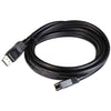 Club 3d displayport 1.4 dsc 1.2 hbr3 hdr bidirectionaal kabel (zwart, 3 meter, 8k 60hz)