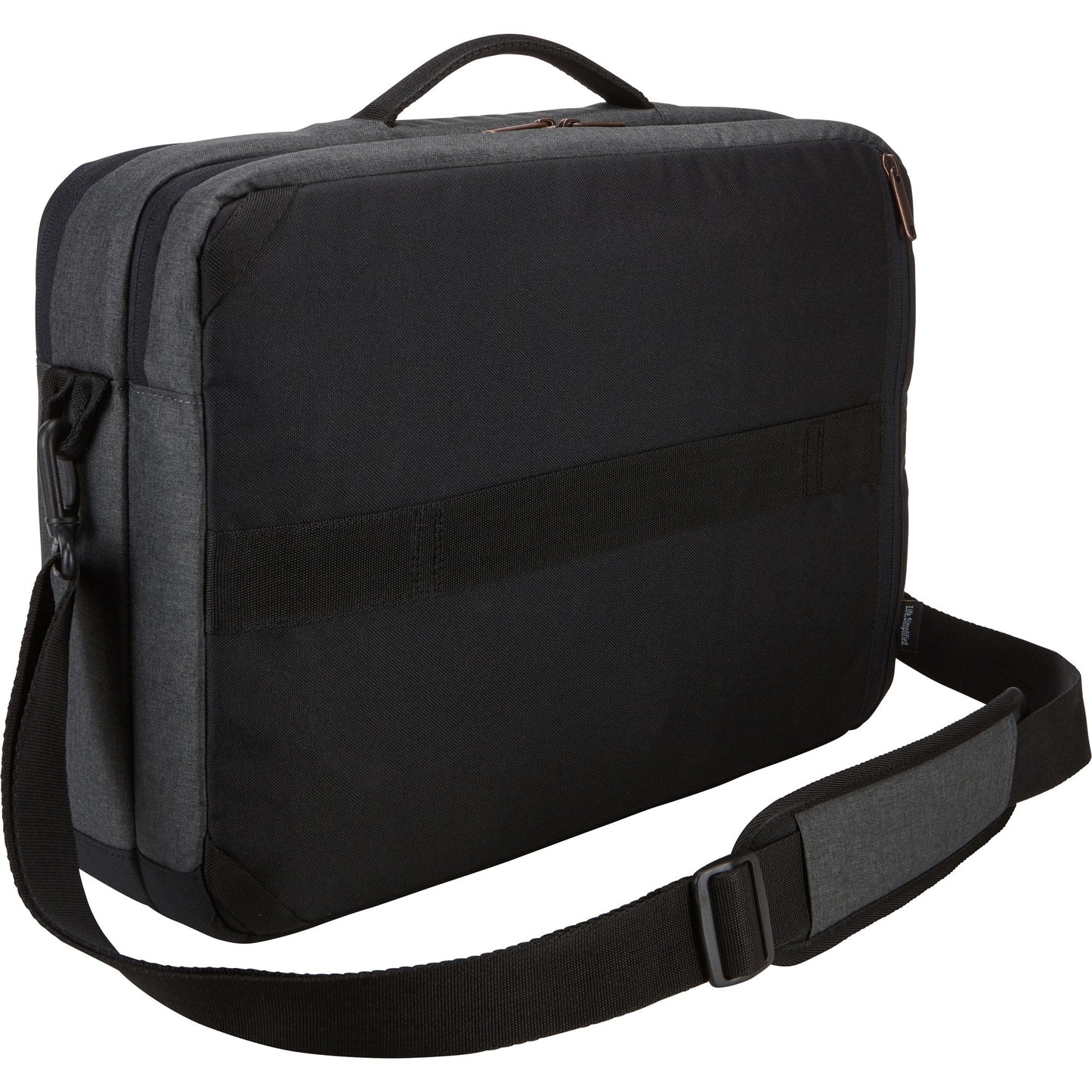 Case logic era 15.6 hybrid briefcase eracv-116-obsidian laptoptas (donkergrijs)