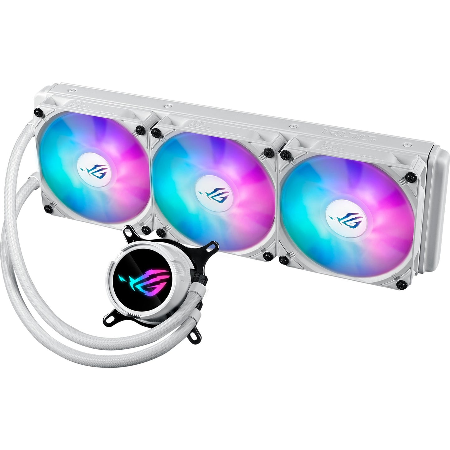 Asus rog strix lc iii 360 argb waterkoeling (wit, 4-pins pwm fan-connector)
