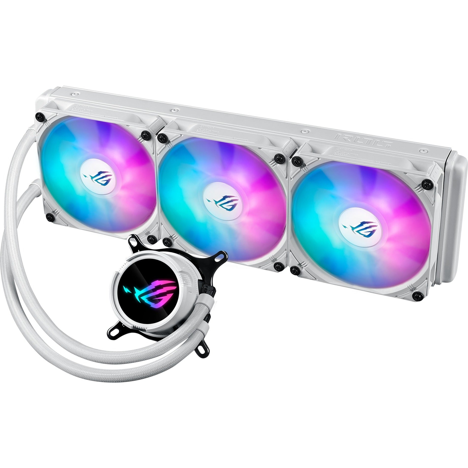 Asus rog strix lc iii 360 argb waterkoeling (wit, 4-pins pwm fan-connector)