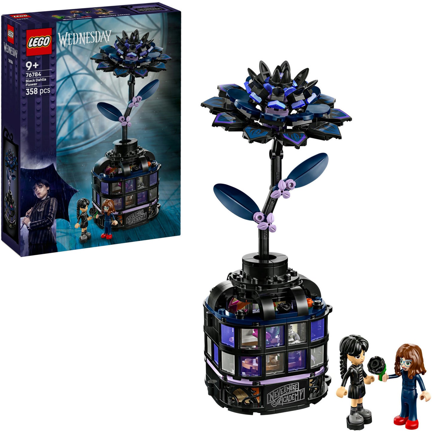 Lego ® wednesday zwarte dahlia - 76784