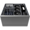 Silverstone crown 04 htpc behuizing (donkergrijs | 4x usb-a | 1x usb-c)