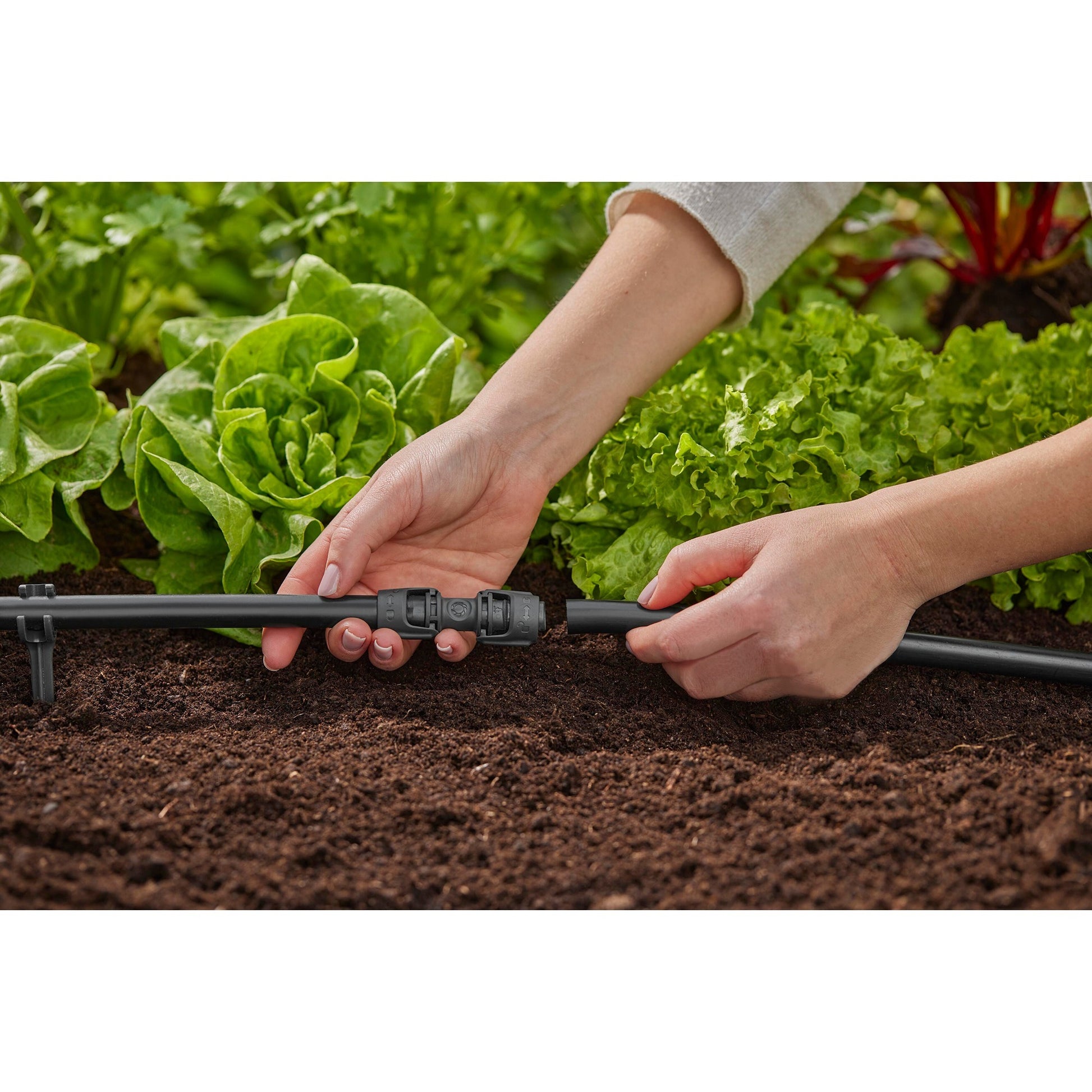 Gardena koppeling 13 mm (1 2 ) connector (donkergrijs, 3 stuks)