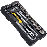 Stanley transmodule doppenset 1 2 zeskant (stmt1-74173, 23-delig) - afbeelding 1