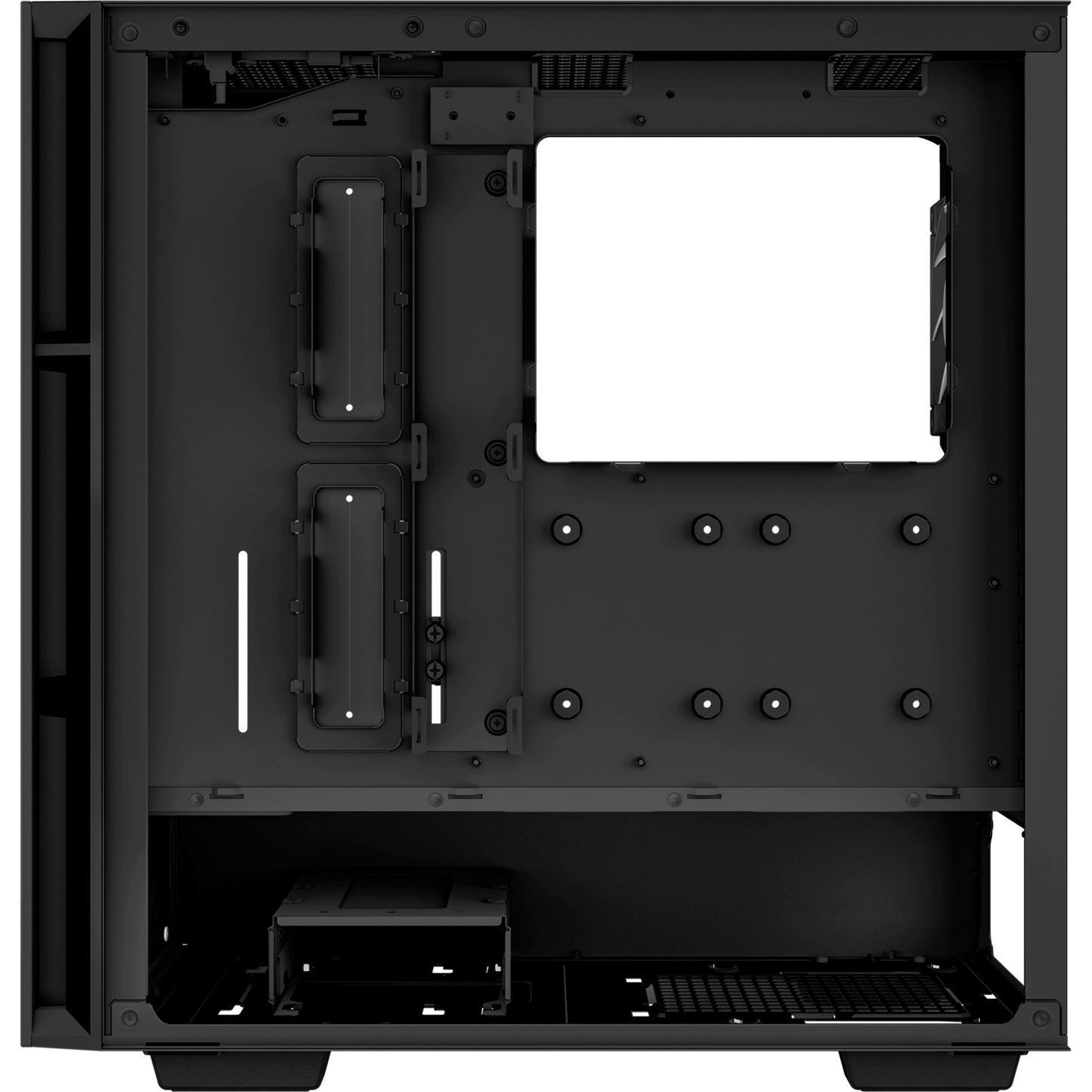 Deepcool ch560 midi tower behuizing (zwart | 1x usb-a | 1x usb-c | rgb | window)