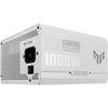 Asus tuf gaming gold white edition modulaire 1000 watt voeding (wit, 1x 12v-2x6, 4x pcie)
