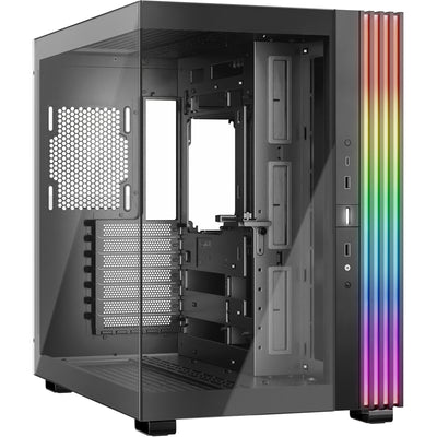 Be quiet! light base 600 dx midi tower behuizing (zwart | 2x usb-a | 1x usb-c | rgb | window)