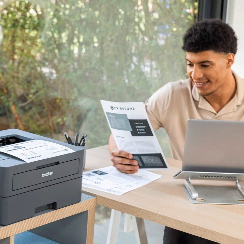 Brother hl-l2445dw laserprinter (donkergrijs)