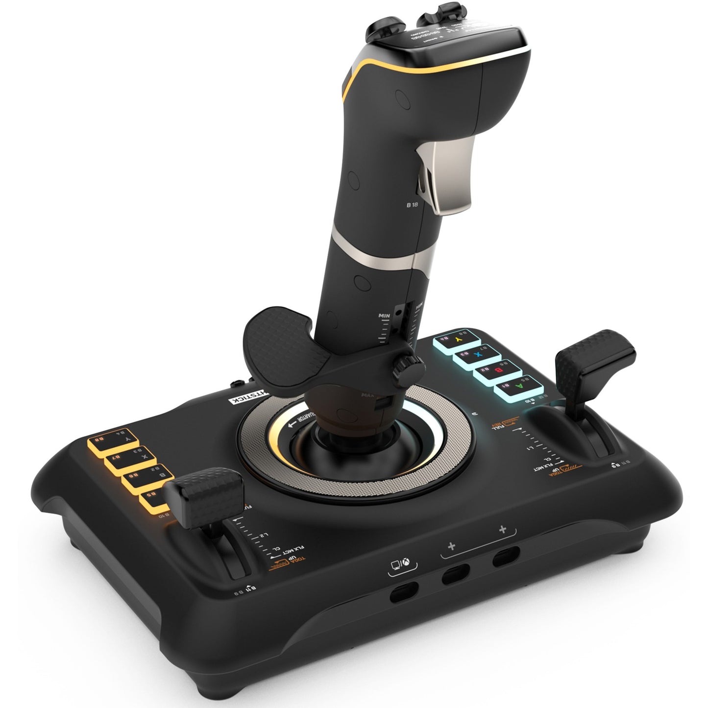 Turtle beach velocityone flightstick joystick (zwart, xbox series x|s | xbox one | windows 10 11)