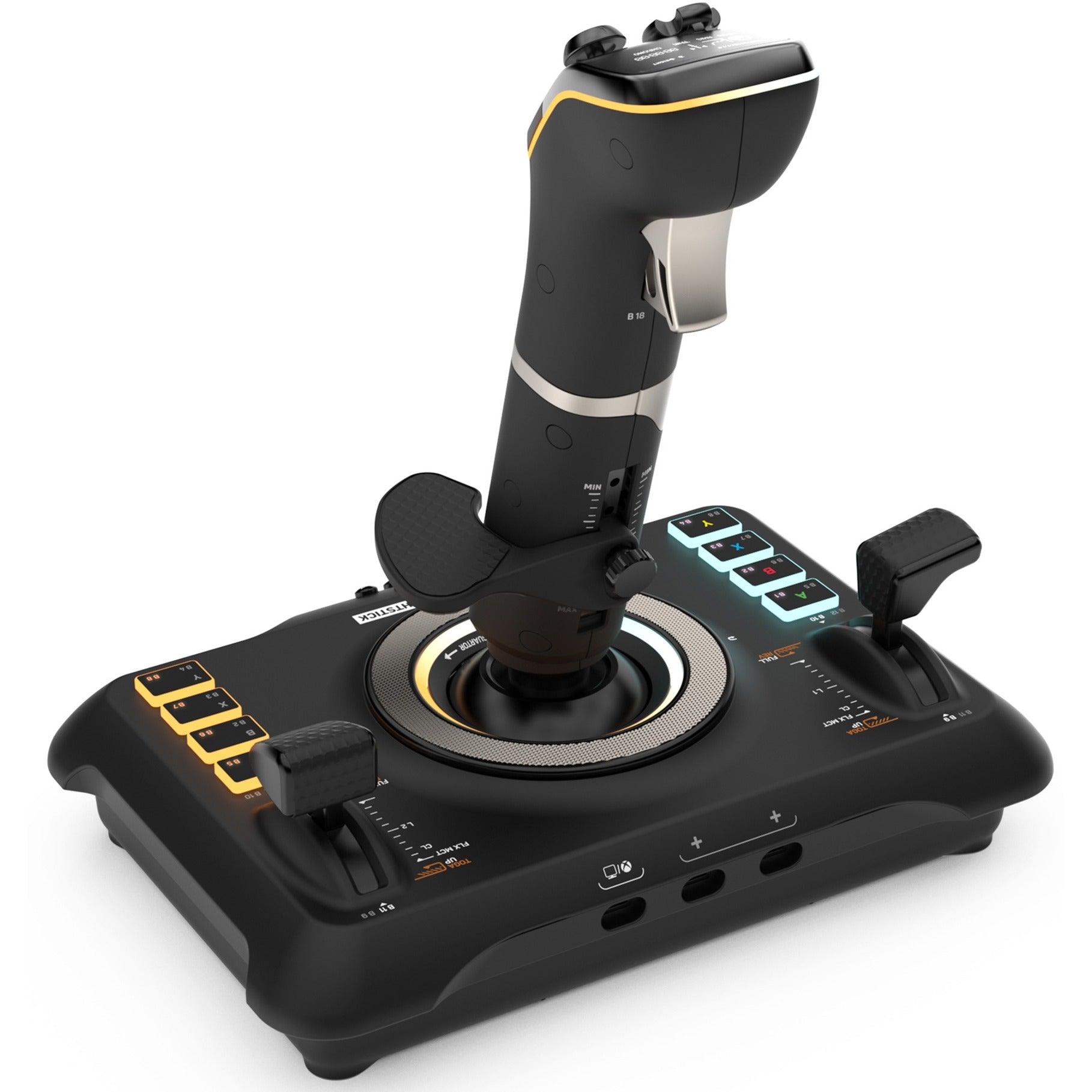Turtle beach velocityone flightstick joystick (zwart, xbox series x|s | xbox one | windows 10 11)