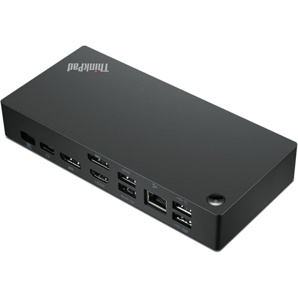 Lenovo thinkpad universal usb-c dock dockingstation (zwart)