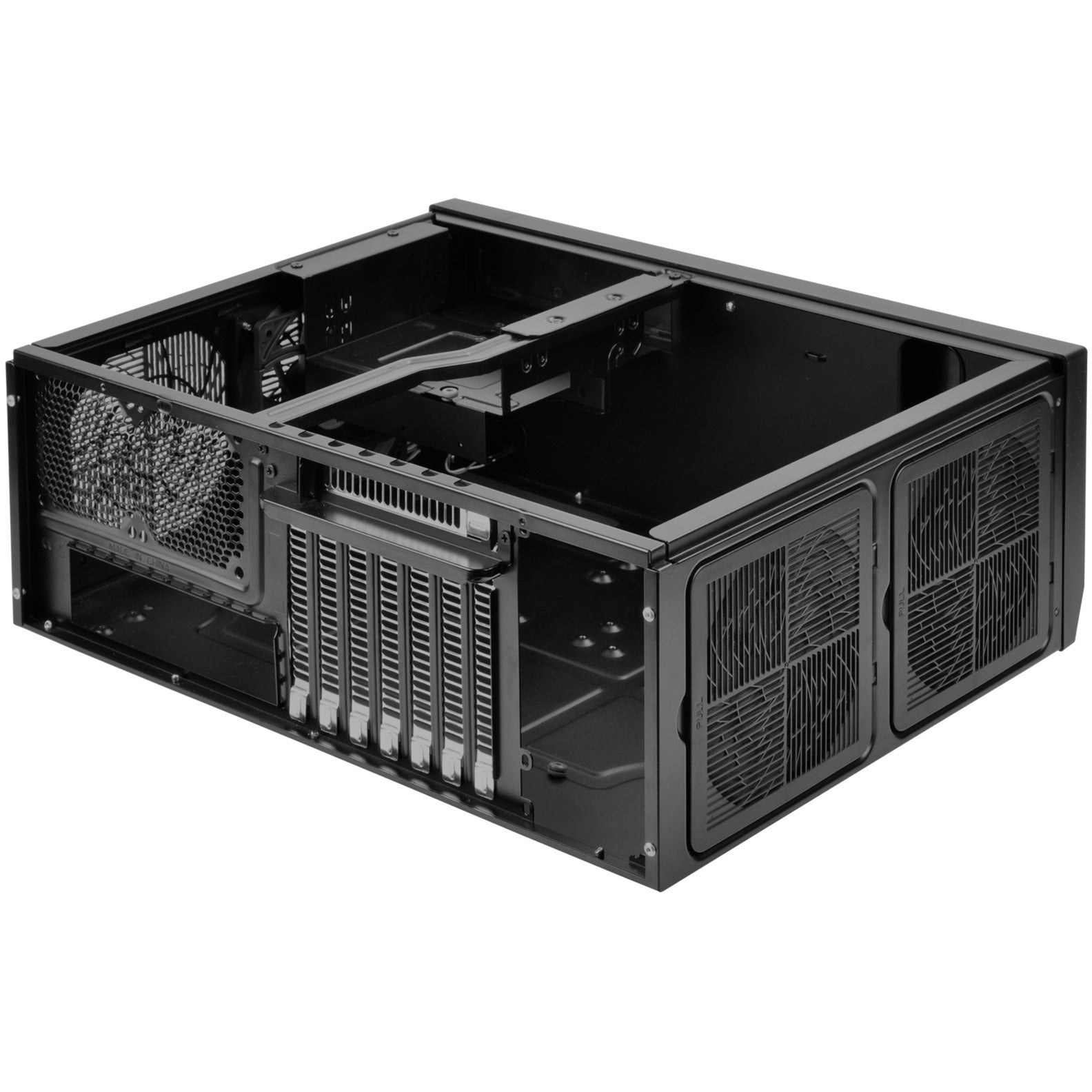 Silverstone sst-gd09b-c htpc behuizing (zwart | 1x usb-a | 1x usb-c)
