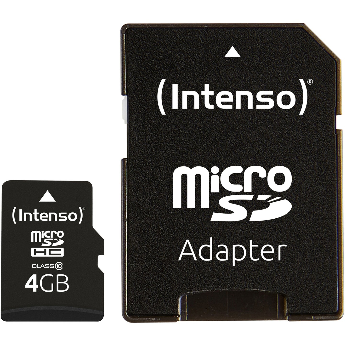 Intenso microsdhc 4gb class 10 geheugenkaart (incl. sd adapter)