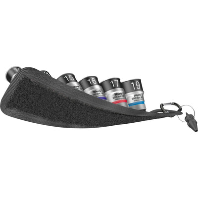 Wera belt c 1 zyklop doppenset, 1 2 dopsleutel (zwart, 7-delig, met vasthoudfunctie)