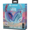Powera lucidsound ls10 bedrade gamingheadset - oceaangolven over-ear gaming headset (lichtblauw paars, playstation 5, playstation 4, xbox series x|s, xbox one, pc, mobiel)