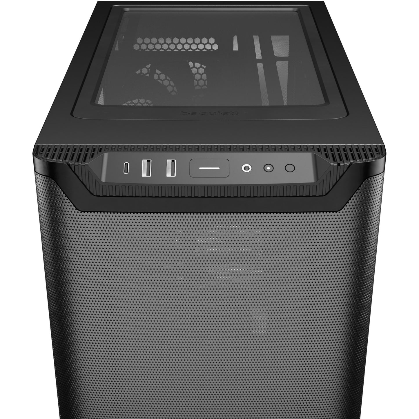 Be quiet! pure base 501 airflow midi tower behuizing (zwart | 2x usb-a | 1x usb-c)