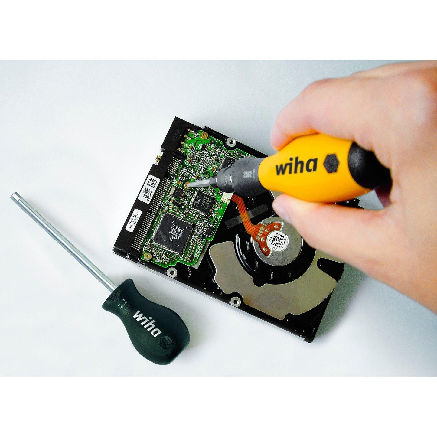 Wiha momentschroevendraaier torquevario-s esd (zwart geel, 0,1 - 0,6 nm)