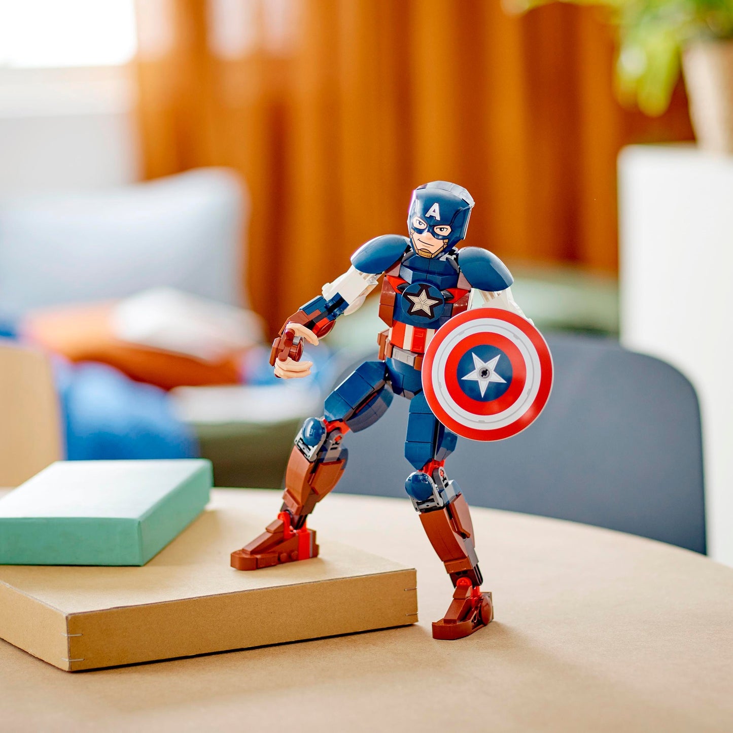 Lego super heroes 76258 captain america bouwfiguur