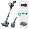 Gardena accu-multireiniger aquabrush universal 04 18v p4a set vloerreiniger (grijs turquoise, 14842-20)