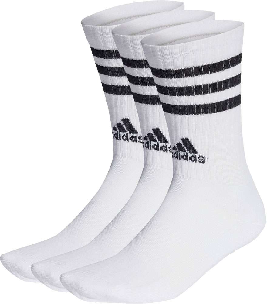 Adidas 3-stripes cushioned crew - socks (3-pack)