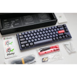 Ducky one 3 cosmic blue sf rgb mechanisch toetsenbord (donkerblauw, us lay-out (qwerty), cherry mx brown, 65%, rgb leds, double-shot pbt, hot-swappable, quack mechanics) - afbeelding 11