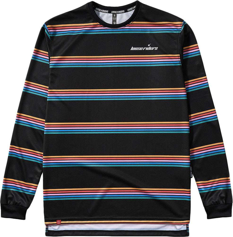Loose riders stripes color - mtb long sleeve jersey