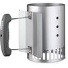Weber rapidfire compact brikettenstarter houtskoolstarter (zilver)
