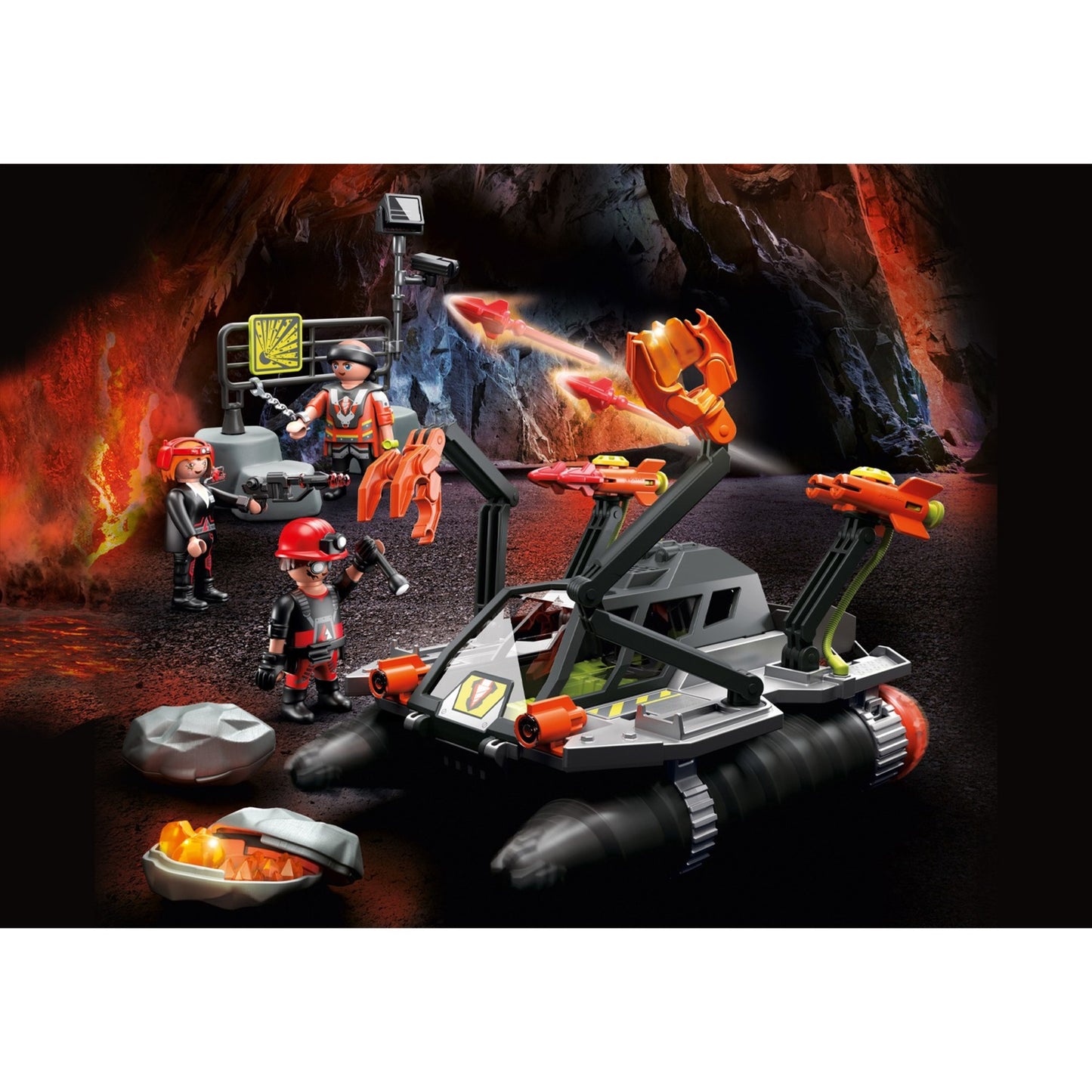 Playmobil dino rise - comet corp. sloopboor constructiespeelgoed (70927)