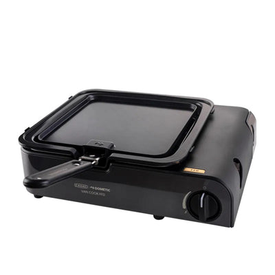 Cadac van cook flat plate grillplaat (zwart, 22 x 22 cm)
