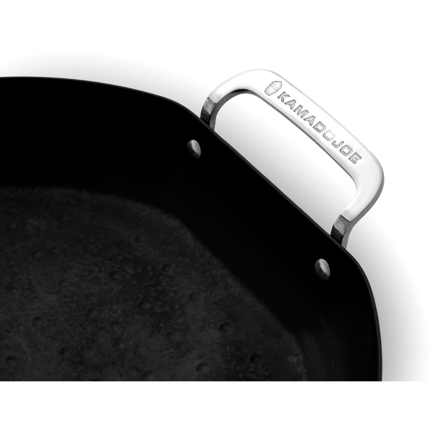 Kamado joe karbon steel paella pan bak- braadpan