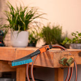 Gardena cleansystem handborstel s hard, met slangaansluiting wasborstel (grijs turquoise, 18844-20) - afbeelding 6