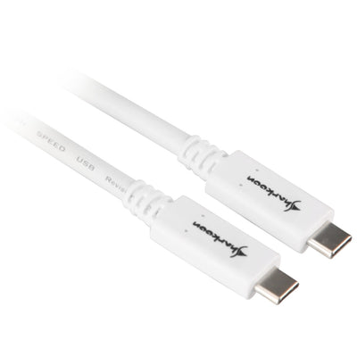 Sharkoon usb-c 3.2 > usb-c kabel (wit, 0,5 meter )