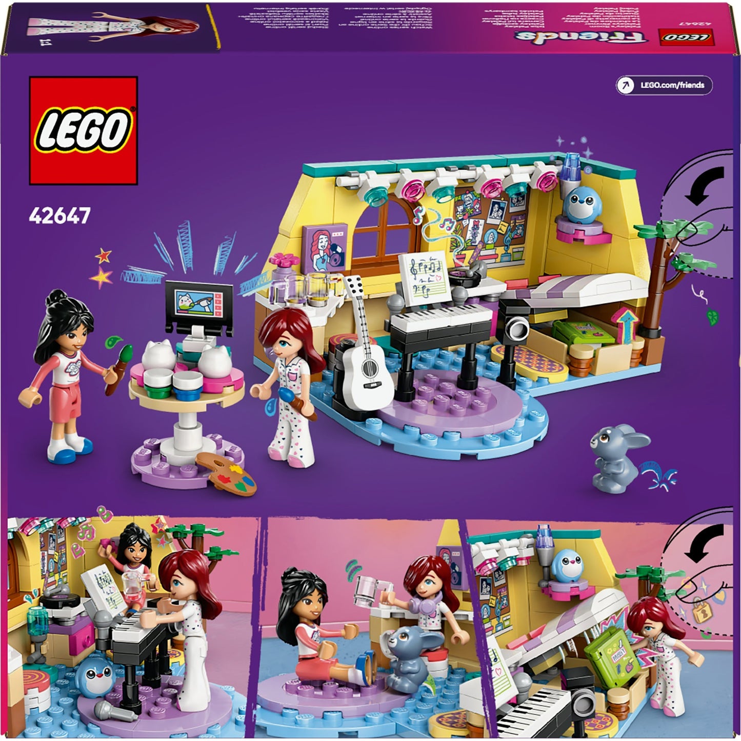Lego friends - paisley's kamer constructiespeelgoed (42647)