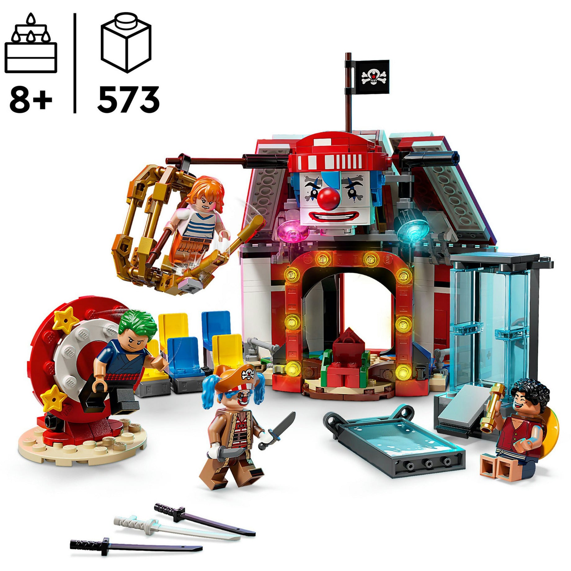 Lego one piece 75637 circustent van buggy de clown