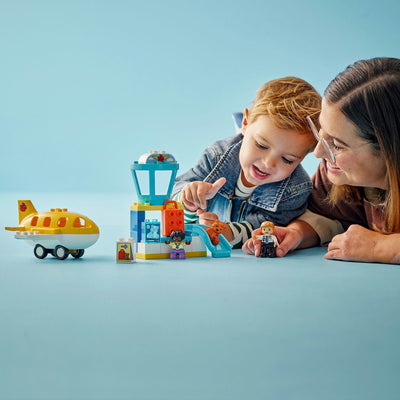 Lego duplo - eerste bezoek aan de luchthaven constructiespeelgoed (10443)
