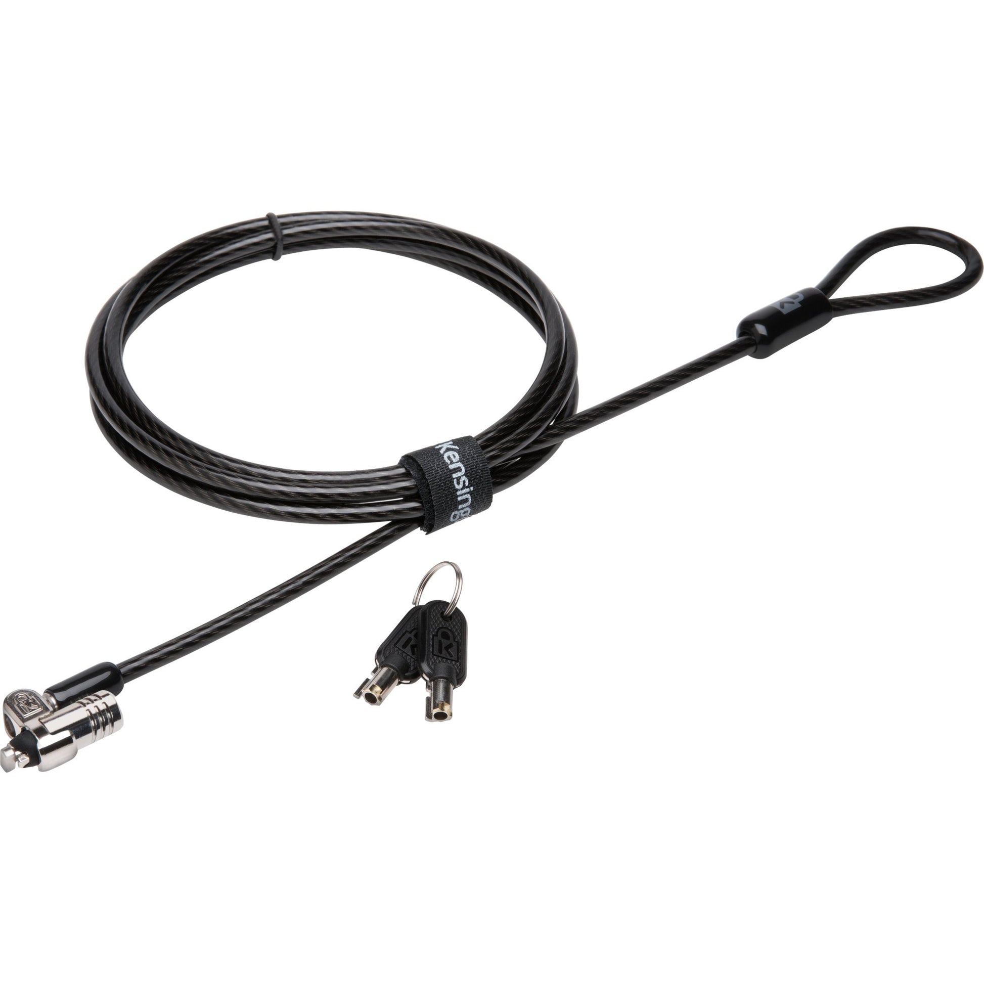 Kensington microsaver 2.0 keyed lock beveiliging (zwart)