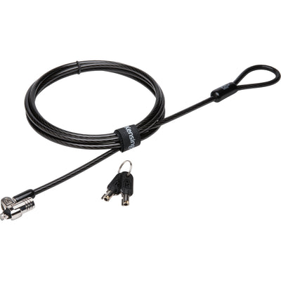 Kensington microsaver 2.0 keyed lock beveiliging (zwart)