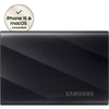 Samsung portable t9 2 tb externe ssd (zwart, mu-pg2t0b eu, usb-c 3.2 (20 gbit s))