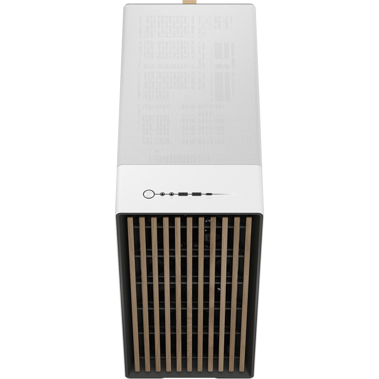 Fractal design north xl midi tower behuizing (wit houtkleur | 2x usb-a | 1x usb-c)