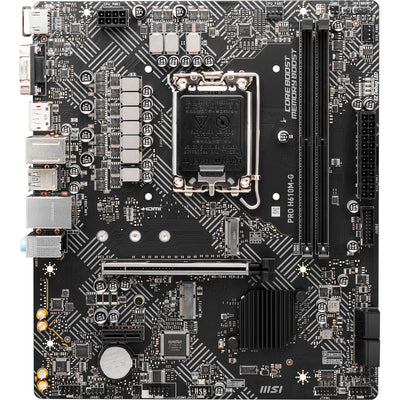 Msi pro h610m-g socket 1700 moederbord (gb-lan, sound, µatx)