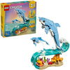 Lego creator 3-in-1 - zeedieren: prachtige dolfijnen constructiespeelgoed (31385)
