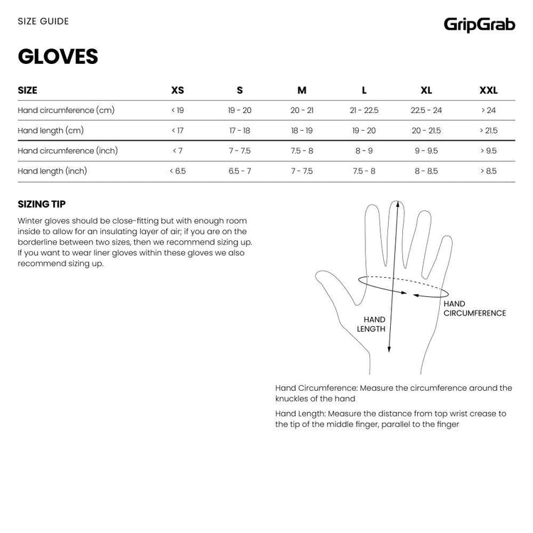 Gripgrab ride ii waterproof - winter gloves