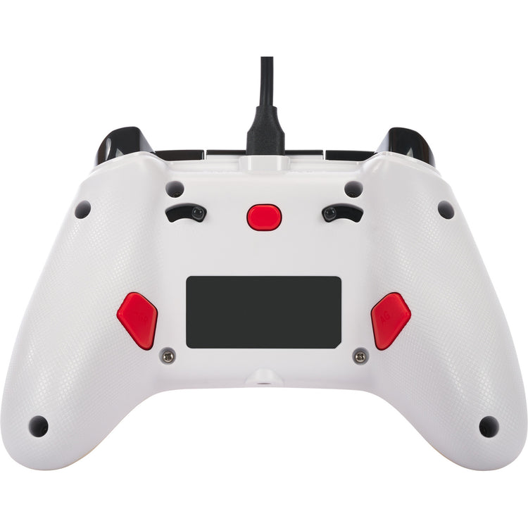 Powera advantage controller met kabel voor de xbox series x|s - warrior's nirvana (magnoliawit, xbox series x|s, xbox one, pc)